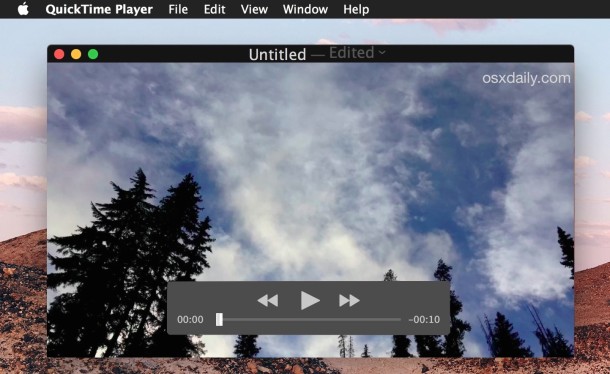 quicktime player x for mac